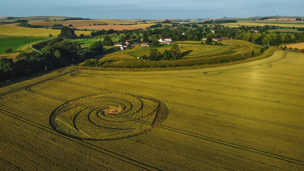 Círculos nas plantações