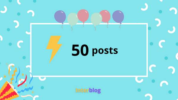 Comemoração de 50 posts - Interblog